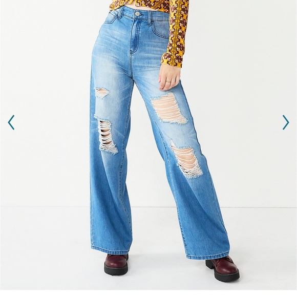 SO JuniorsSuper High Rise Wide Leg 5/27 - Picture 4 of 4